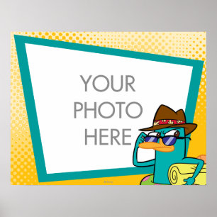 Poster Agent P personnalisable