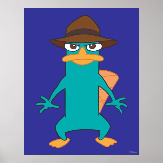 Poster Agent P Pose (Devant)