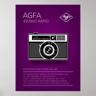 Poster Agfa Isomat Rapid
