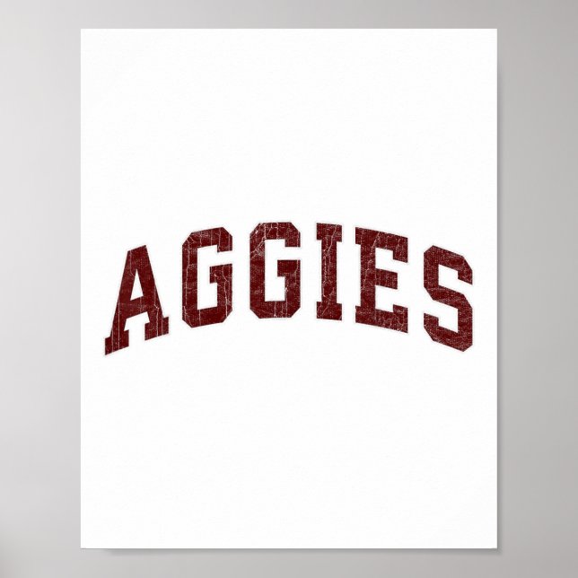 Poster Aggies Amateurs Aggies Souvenir Hommes Femmes Enfa (Devant)
