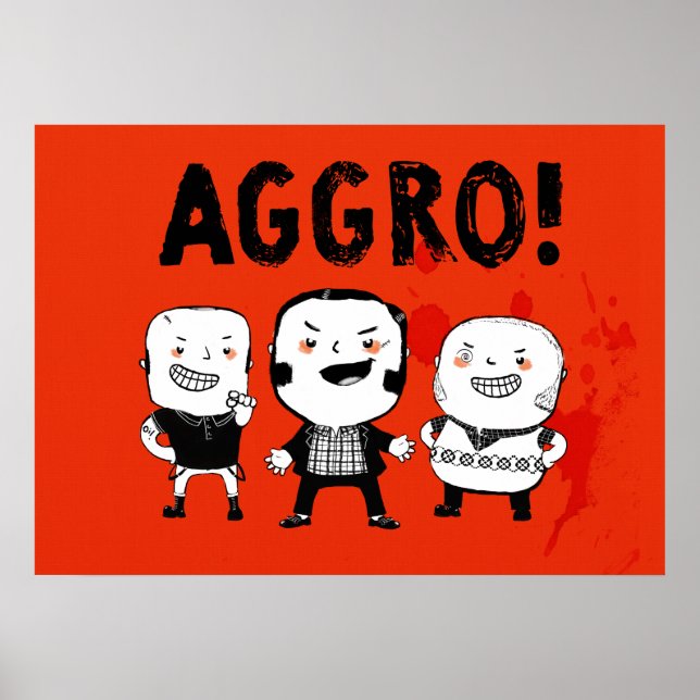 Poster AGGRO Boys n'a pas peur ! (Devant)