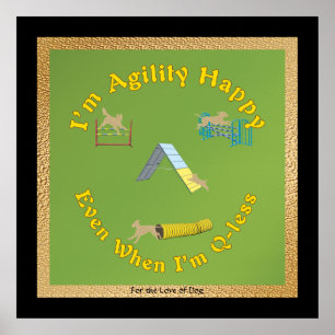 Poster Agilité heureuse