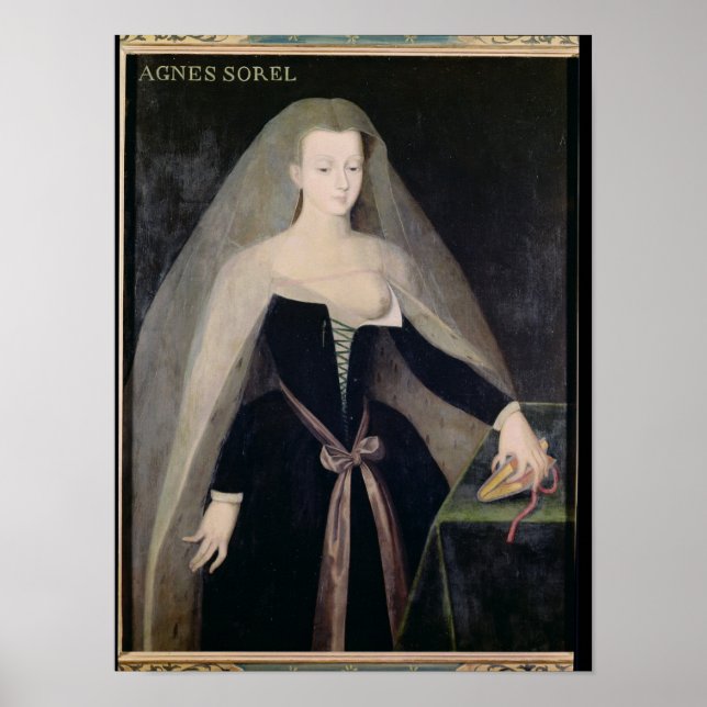 Poster Agnes Sorel Favorite de Charles VII (Devant)