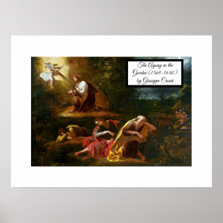 Poster Agony in the garden