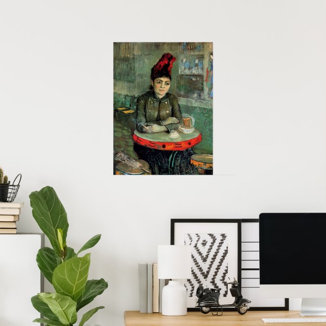 Poster Agostina Segatori, Café du Tambourin par Van Gogh (Bureau à domicile)