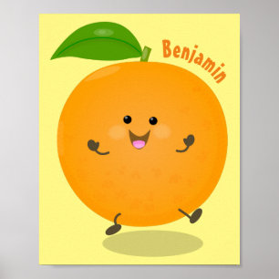 Poster Agréable agrumes d'orange