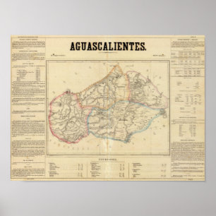 Poster Aguascalientes, Mexique