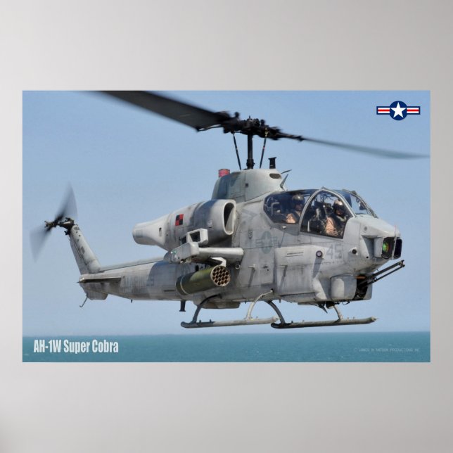 POSTER AH-1 W SUPER COBRA (Devant)