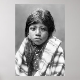 Poster Ah Chee Lo (Fille Amérindienne)