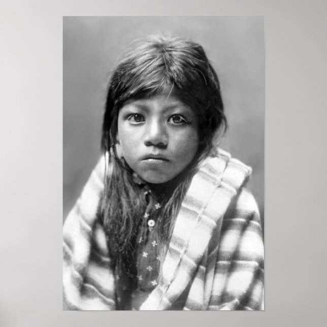 Poster Ah Chee Lo (Fille Amérindienne) (Devant)