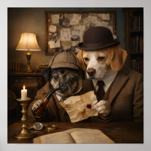 Poster « Aha, un indice ! »