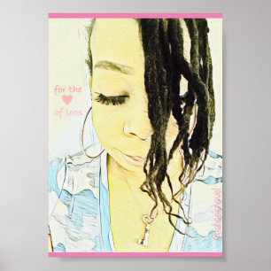 Poster Ahsek Novel For the Love of Locs 17