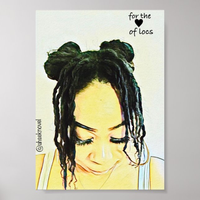 Poster Ahsek Novel pour l'amour des Locs 5 (Devant)