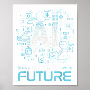 Poster Ai Est Le Futur Don Artificiel D'Intelligence _ Un