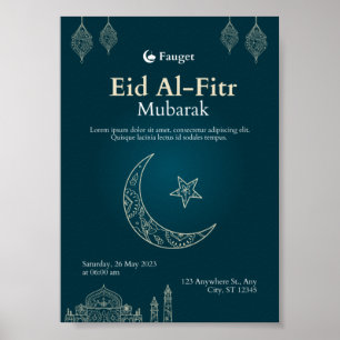 Poster Aïd Al-Fitr