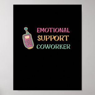 Poster Aide émotionnelle Coworker Basic