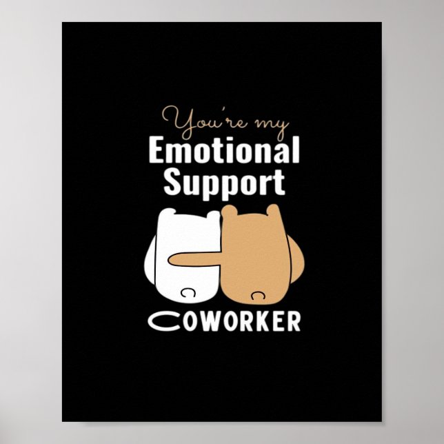 Poster Aide émotionnelle Coworker Classic (Devant)
