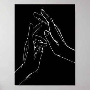 Poster Aider les mains