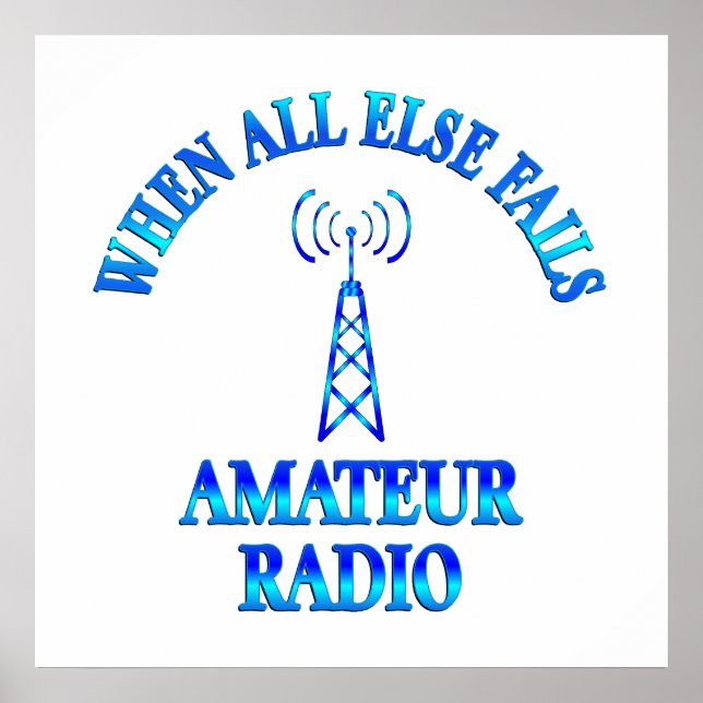 Poster Aides radio amateur (Devant)