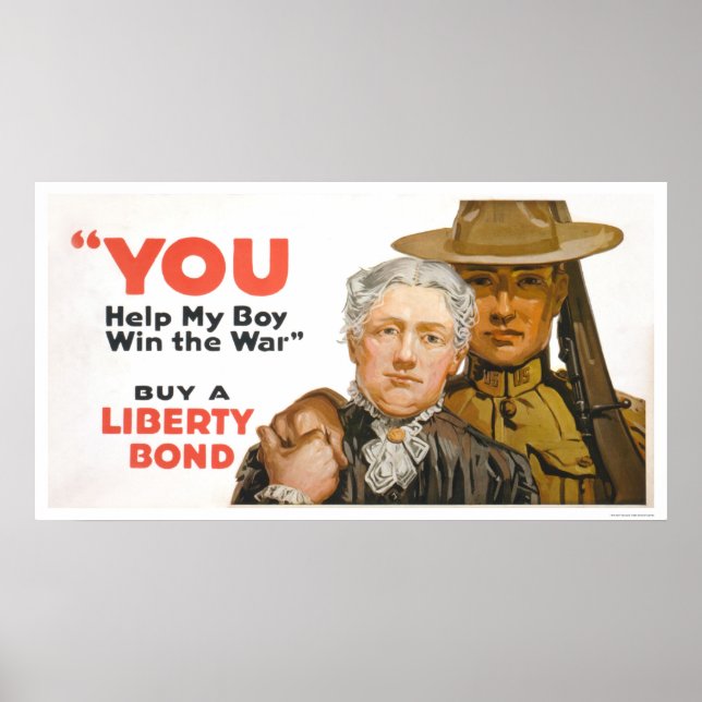 Poster Aidez mon garçon à gagner la guerre - Achetez une  (Devant)