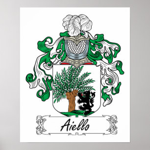 Poster Aiello Family Crest