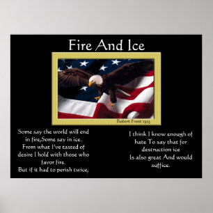 Poster Aigle 4 juillet De Feu Et De Glace 16