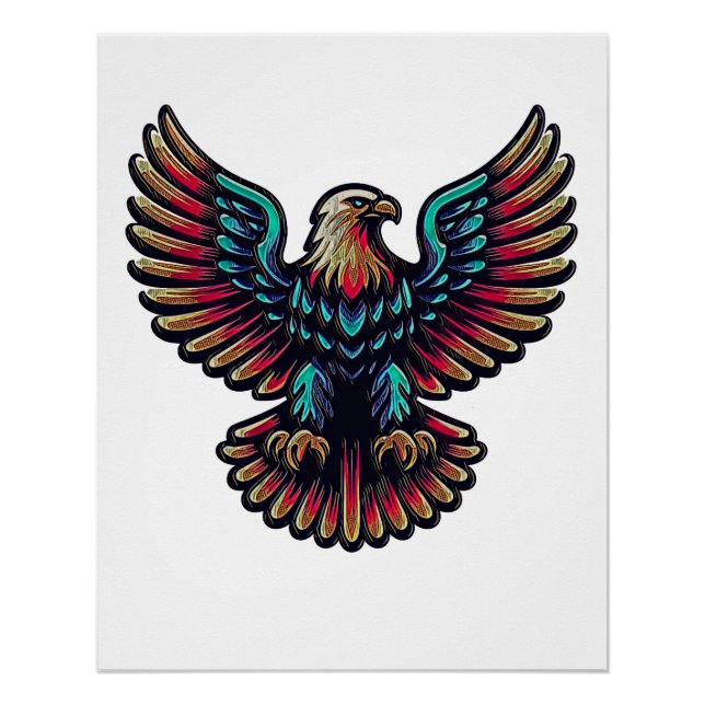 Poster Aigle américain 402 (Devant)