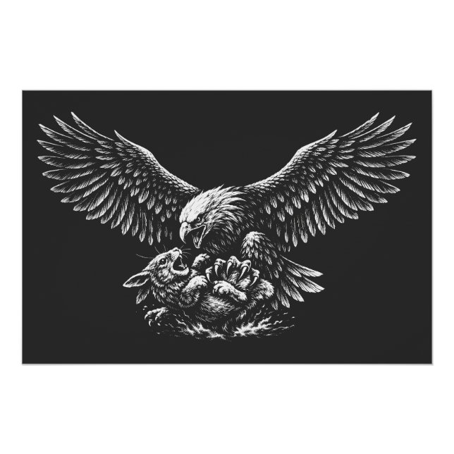 Poster Aigle de Cendres par BurnsInHell (Devant)