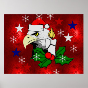 Poster Aigle de Noël