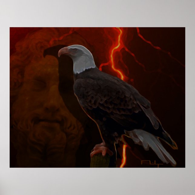 Poster Aigle de Zeus (Devant)