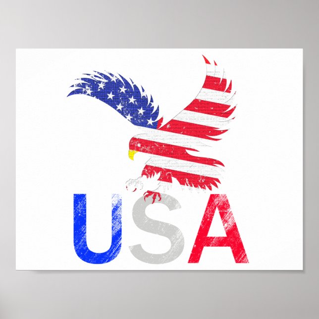 Poster Aigle des États-Unis (Devant)