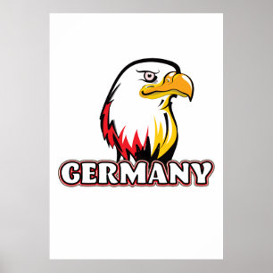 Poster Aigle doré allemand
