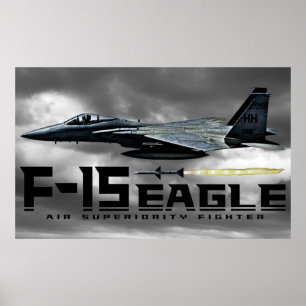 Poster Aigle F-15