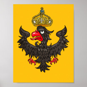 Poster Aigle héraldique allemand