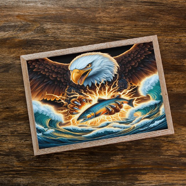 Poster Aigle Majestueux Capturant Des Prey (Créateur téléchargé)