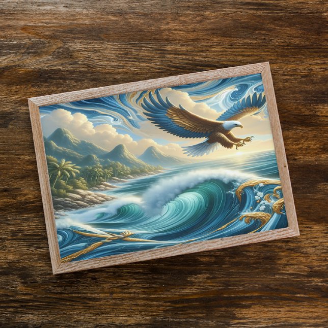 Poster Aigle Majestueux de la Liberté (Créateur téléchargé)