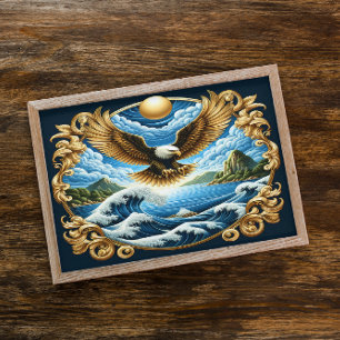 Poster Aigle Majestueux S'enfonçant gracieusement