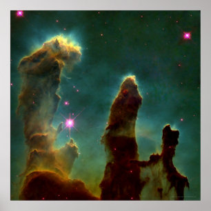 Poster Aigle Nebula 24x24 (16x16)