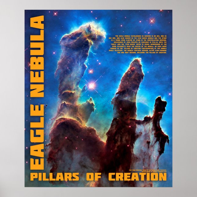 Poster Aigle Nebula - Les piliers de la création (Devant)