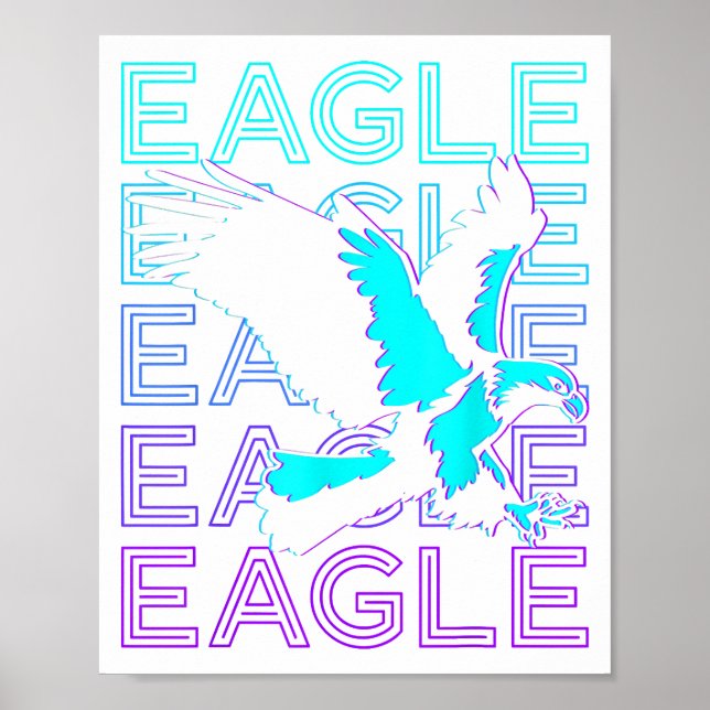 Poster Aigle Rétro  (Devant)