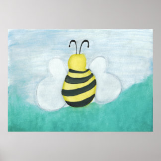 Poster Aiguille d'aquarelle