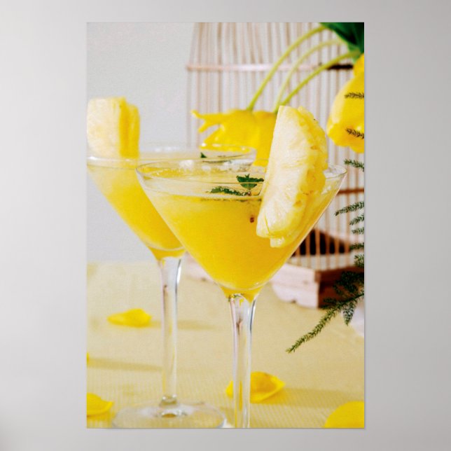 Poster Aiguille et gingembre Fresca cocktail (Devant)