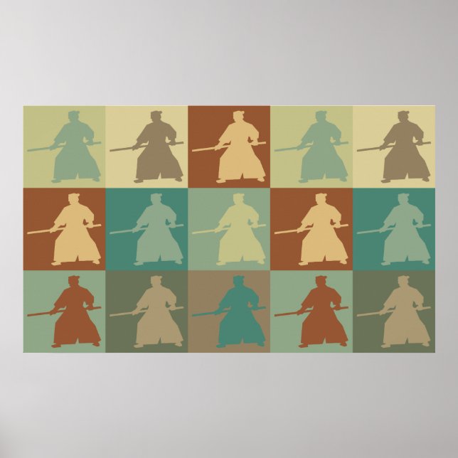 Poster Aikido Pop Art (Devant)