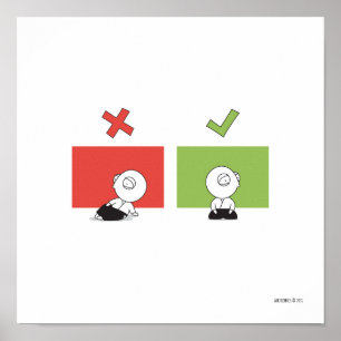 Poster Aikido - règle #5 de Dojo