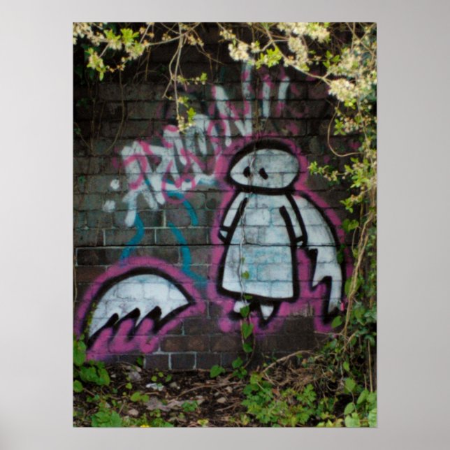 Poster Aile brisée dans le nettoyage (Devant)