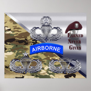 Poster Ailes aéroportées - jamais gagnées