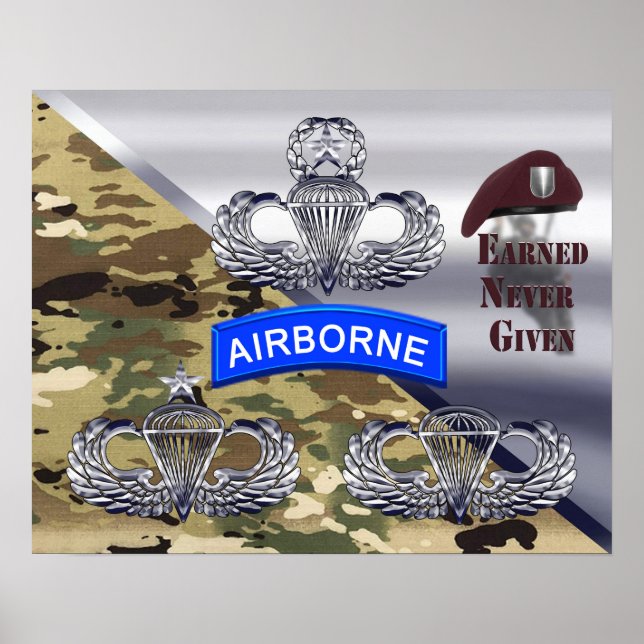 Poster Ailes aéroportées - jamais gagnées (Devant)
