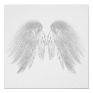 Poster AILES D'ANGE Blanc