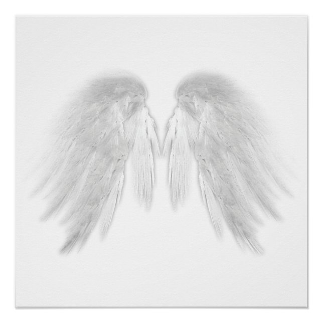 Poster AILES D'ANGE Blanc (Devant)