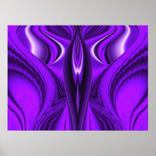 Poster Ailes d'ange violettes